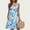 Multicolor#7, variant on Floral Printed A-line Mini Dress for Women 2025 Sleeveless Casual Beach Sundress Flowy Summer Dresses for Holiday