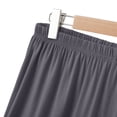 thumbnail image 6 of Plus Size Pajama Sets for Women 2 Piece Sleepwear Sets V-Neck Summer Loose Short Sleeve Top Wide Leg Shorts Home Wear Two Piece Set, 6 of 8