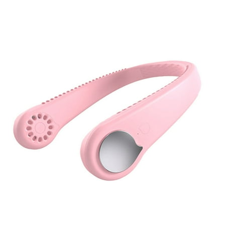 

Foldable Bladeless Neck Cooling Fan With 3 Adjustable Speed Settings 1500 MAh High Powered Battery Red