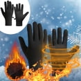 thumbnail image 1 of Ohmyroo Winter Outdoor Riding Warm Touch Screen Gloves Windproof Sports Anti-Slip Design For Cold Weather Cycling Activities, 1 of 9