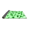 thumbnail image 2 of Ahgly Company Indoor Rectangle Abstract Green Modern Area Rugs, 8' x 12', 2 of 4