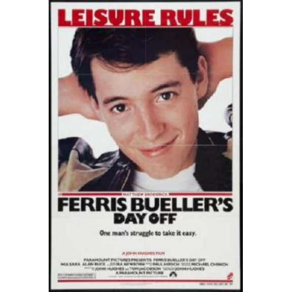 Ferris Buellers Day Off Movie Poster 24In x 36In Art Poster 24x36 Square Adults Best Posters