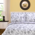 thumbnail image 5 of Impressions Oxana 300 Thread Count Floral 3 Piece Duvet Sets, Full/Queen with Shams, 5 of 9