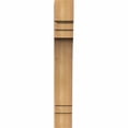 thumbnail image 2 of 3 1/2"W x 8"D x 24"H Pescadero Smooth Corbel, Western Red Cedar, 2 of 9