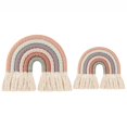 thumbnail image 3 of S Decoración bohemia macramé arcoíris colgante de pared para bebés, niñas, niños, habitaciones infantiles, regalo, 3 of 5