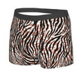 thumbnail image 2 of Disketp Zebra Skin And Leopard Print Men'S Boxer Briefs,Soft And Breathable Cotton Underwear With Comfortflex Waistband, 2 of 9