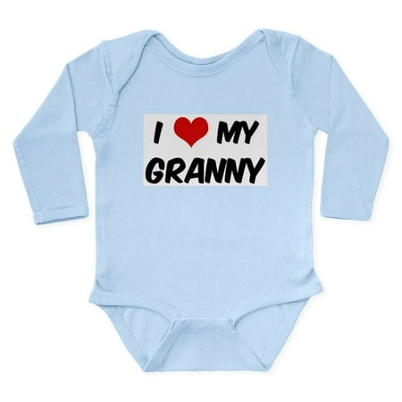 

CafePress - I Love My Granny Body Suit - Long Sleeve Infant Bodysuit