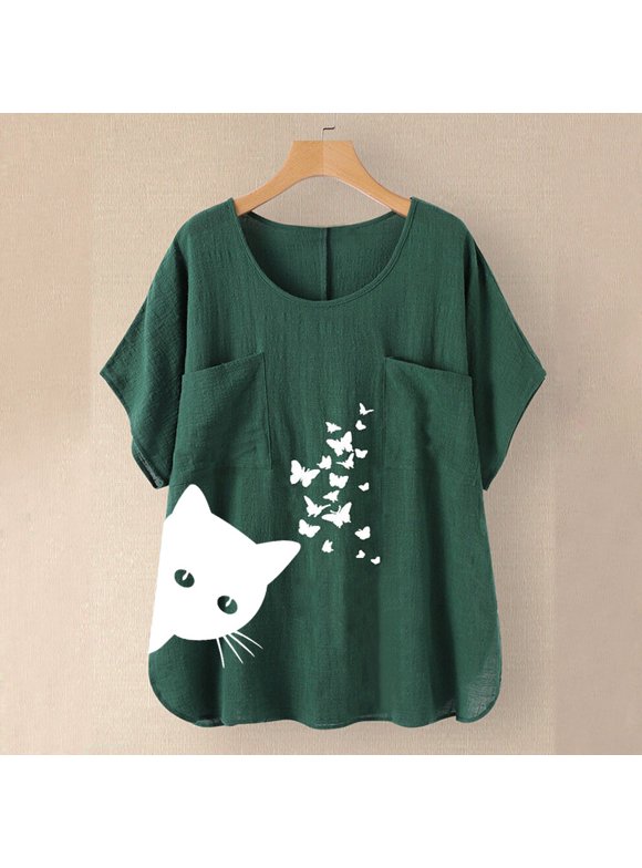 Cat Pocket Shirts