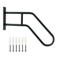 thumbnail image 2 of Pasamanos Para Exteriores De 1 A 3 Escalones, Pasamanos En Forma De U Fáciles De Instalar Soporte De Pared De Acero De aleación Confiable Con Rodamiento De 500 Libras Para Porche, 2 of 7