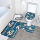 thumbnail image 3 of Juego de 3 alfombras de baño del equipo Dolphins Alfombra antideslizante para baño de 24 x 16 pulgadas, 3 of 7