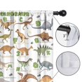 thumbnail image 4 of Blackout Kids Curtains,Alphabet Dinosaur Names Chart Pattern Childrens Insulated Curtains Set Of 2,Bedroom Essentials,Toddler Room Decor 42"x54", 4 of 5