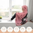 thumbnail image 2 of Kamado Nezuko Wearable Blanket Cloak Arctic Velvet Hooded Blanket Soft Fuzzy Hoodie Blanket Cape for Adults Kids 50"x60", 2 of 7