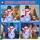 thumbnail image 3 of Muñeco de Nieve Inflable de Navidad MICOCAH 244 cm con Luces LED, 3 of 6