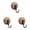 A*3, variant on 1Pc Round Walnut Suction Cup Hooks, Wreath Hook,Reusable No Drill Wall Mount J-Shaped Metal Hanging Hooks, Waterproof Rustproof Utility Hangers for Bathroom Kitchen Decor Storage, Black