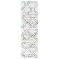 thumbnail image 5 of SAFAVIEH Fontana Darin Geometric Shag Area Rug, Ivory/Grey, 3' x 5', 5 of 9