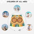thumbnail image 6 of FORMRS Boys Swim Trunks Quick Dry Mesh Liner Boardshorts Sizes XS-XL, Colorful Stripes, 6 of 7