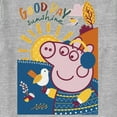thumbnail image 2 of Toddler's Peppa Pig Good Day Embroidered  Graphic Tee Athletic Heather 4T, 2 of 3