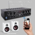 thumbnail image 4 of Pyle PTA62BT Audio Domestique Bluetooth Amplificateur 6 Canaux de 750 Watts Récepteur Stéréo, 4 of 6