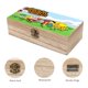 thumbnail image 3 of Batalla por la Isla de Ensueño Caja Organizadora de Madera Rústica - Caja Decorativa Multifuncional para Escritorio, Hogar, Oficina, Joyas y Manualidades, 3 of 6