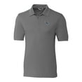 thumbnail image 2 of Men's Cutter & Buck Gray Tennessee Titans Big & Tall Advantage Eco Pique DryTec Tri-Blend Polo, 2 of 3
