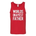 thumbnail image 2 of Wild Bobby,Worlds Okayest Father Gift for Father Dad Husband, Father's Day, Men Graphic Tank Top, Red, Medium, 2 of 3