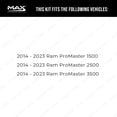 thumbnail image 2 of MAX Advanced Brakes - Front Brake Kit For 2014-2023 Ram ProMaster 1500| Carbon Ceramic Brake Pad and Rotor Kit| Drilled Slotted Brake Rotors, 2 of 9