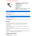 thumbnail image 2 of Tie Rod End - Compatible with 1987 - 1992 BMW 735i 1988 1989 1990 1991, 2 of 2