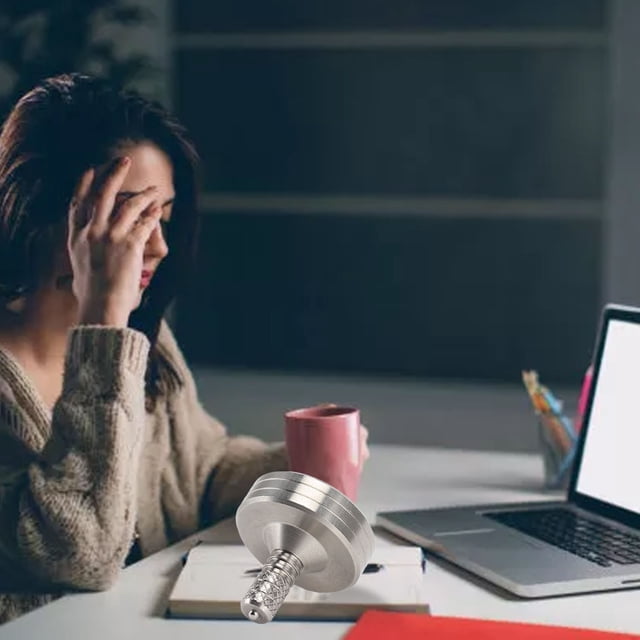 Giroscopio Giratorio De Escritorio, Juguete De Giroscopio Flexible Seguro Con Punta De Dedo Ergonómico Con Espejo Para Adultos Para Oficina