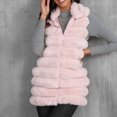 thumbnail image 7 of Frostluinai Fuzzy Fleece Vests for Women Warm Faux Fur Winter Vests Sleeveless Full Zip Stand Collar Jacket Coats Fluffy Sherpa Outwear, 7 of 7