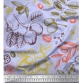 thumbnail image 1 of Soimoi Cotton Duck Fabric Leaves & Palm Fruits Printed Craft Fabric by the Yard 42 Inch Wide, 1 of 3