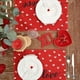 thumbnail image 2 of Manteles Individuales para el DíA de San ValentíN, Tapete de Mesa de Cocina Interior Rojo de Arpillera de Temporada de Granja con Forma de CorazóN para Fiestas en Hogar, 8 Piezas, 2 of 6