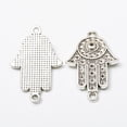 thumbnail image 4 of Conjunto de Vintage Conectadores de Plata Fabricación de Joyería Colgante de Bircolaje Gloria Conectores de plata, 4 of 6
