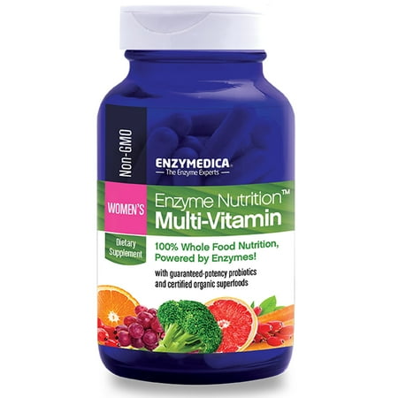 - Enzymedica, Enzyme Nutrition Multi-Vitamin, Women's, 120 Capsules