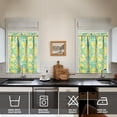 thumbnail image 4 of Rustic Floral Print Curtains 36 Inch Short - 3 Panel Vintage Country Set with Bohemian Wildflowers, Rod Pocket Window Treatment for Farmhouse Decor, 4 of 6