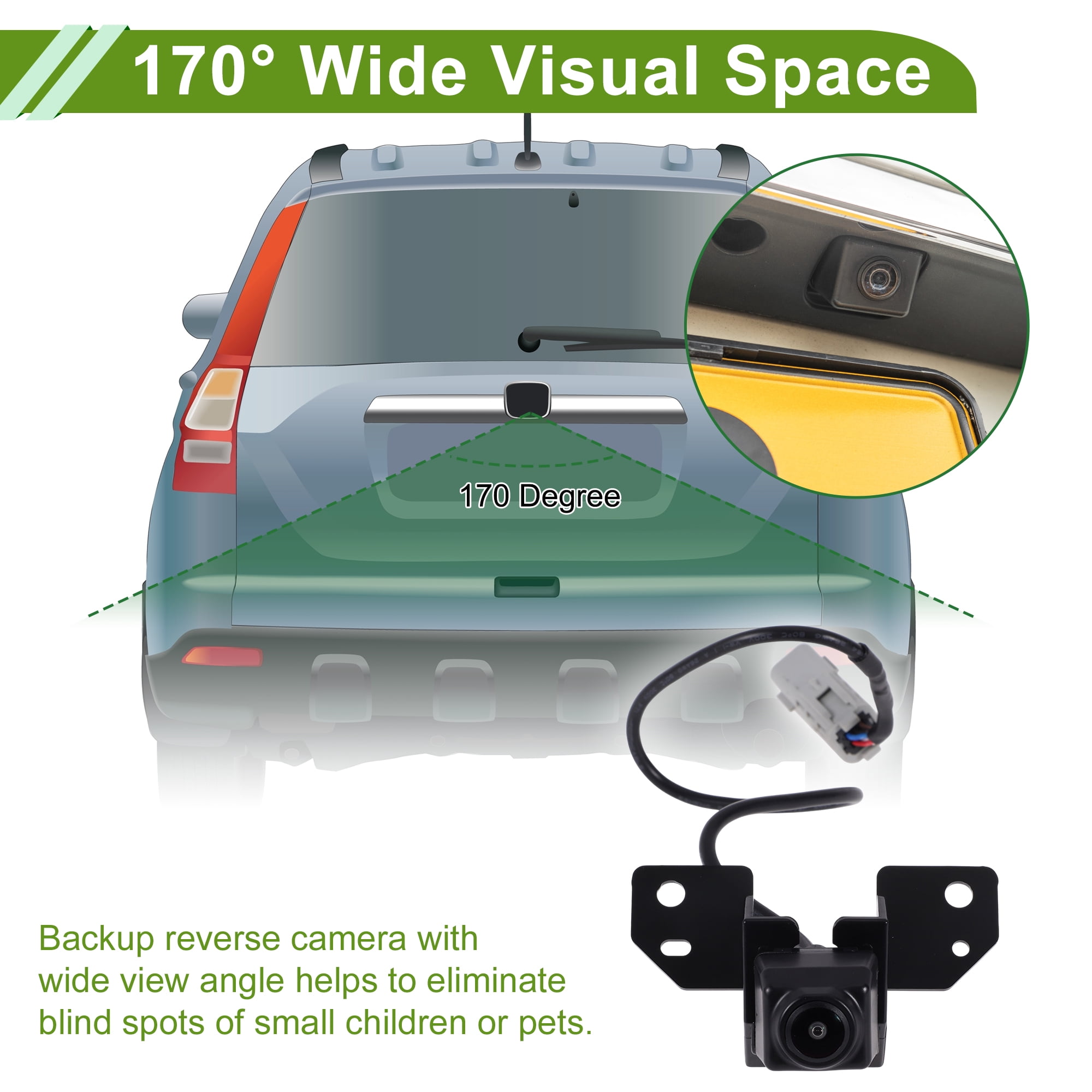 Unique Bargains Car Park Assist Rear View Backup Camera for Chevrolet Camaro 2012-2015