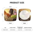 thumbnail image 5 of Honeii Country Farm Morning Rooster Print Square Cushion Cover with Elastic Band & Ties,Sofa Cushion Covers,Furniture Protector for Living Room,Washable Sofa Seat Slipcover-Six Piece, 5 of 7