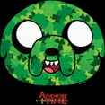 thumbnail image 2 of Junior's Adventure Time Shamrock Jake  Graphic Tee Black X Large, 2 of 3