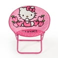 Hello Kitty 23 Inch Kids Pink Folding Saucer Chair