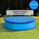 thumbnail image 4 of Cubierta para piscina de tejido PE, resistente al agua y al sol, ideal para piscinas redondas de 457 cm de diámetro. Protege de hojas y polvo, con cuerda ajustable para mayor seguridad., 4 of 6