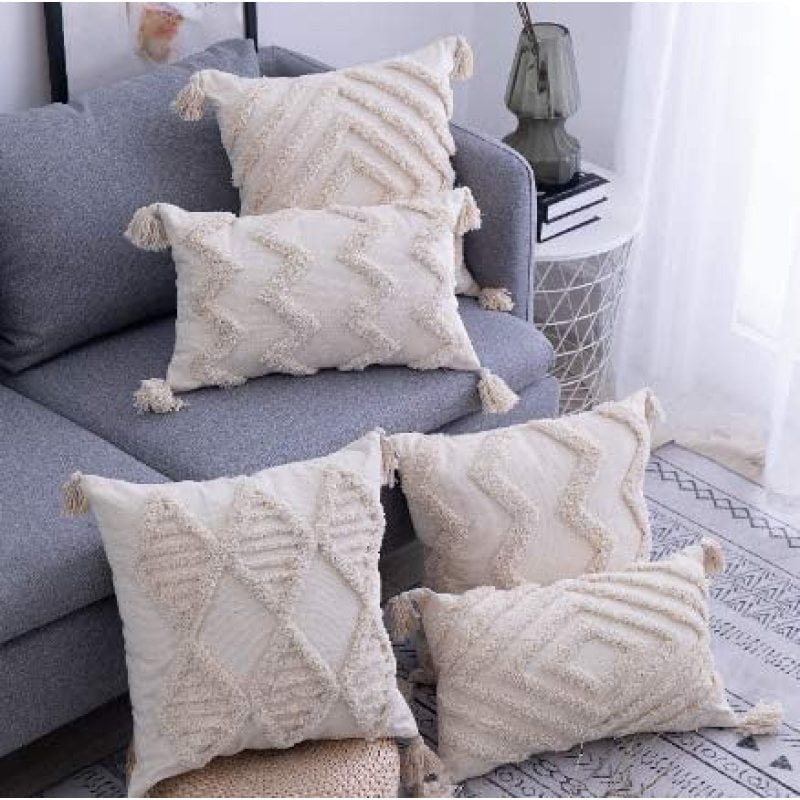 Lumbar throw pillow boho hotsell