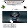 thumbnail image 2 of A Cold Skull Non-Slip Rubber Large Mouse pad for Desk,Large Gaming Mouse Pad XXL Extended Mouse pad with Stitched Edges Non-Slip Base Water Resist Pad Desk Mat 35.4x15.7inch, 2 of 4