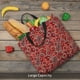 thumbnail image 5 of Easygdp Vintage Red Paisley Bolsa Tote para Mujer, Bolso de Hombro para Trabajo, Playa, Viajes, Compras y Supermercado, 5 of 7
