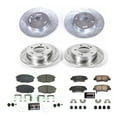 thumbnail image 3 of PowerStop Front and Rear Z23 Evolution Sport Carbon-Fiber Ceramic Brake Pad and Drilled & Slotted Rotor Kit Fits: KIA Select Models K8008, 3 of 10