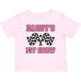 thumbnail image 3 of Inktastic Daddy's Pit Crew Design with Checkered Flags Girls Baby T-Shirt, 3 of 5