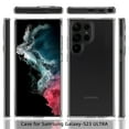 thumbnail image 3 of For Samsung Galaxy S23 Ultra Hybrid Transparent Clear Acrylic Back Hard PC & TPU Protective Bumper Extra Shock-Absorb Case Cover fit Galaxy S23 Ultra - Black, 3 of 8