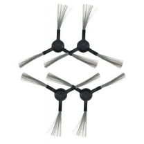4 Pieces for Mi 1C Robot Vacuum Cleaner Parts Replacement Side Brush Spare Parts Black Side Brush