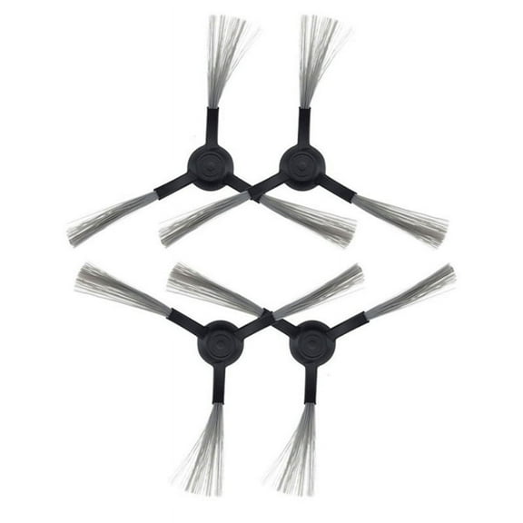 4 Pieces for Mi 1C Robot Vacuum Cleaner Parts Replacement Side Brush Spare Parts Black Side Brush