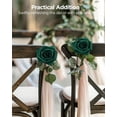thumbnail image 3 of Flores artificiales InnoGear, 100 unidades, rosas de espuma verde con tallos, 3 of 7