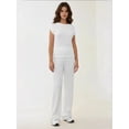 thumbnail image 4 of Textured Crew Neck Short Sleeve Top, 4 of 7