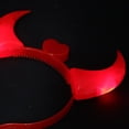 thumbnail image 2 of EeaseMX 12 diademas de cuernos de diablo con luces LED intermitentes, brillantes y brillantes (color aleatorio)., 2 of 8
